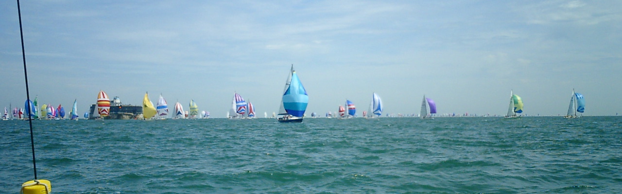 1,594 is a lot of boats - biggest yacht race in the world. Oo er.