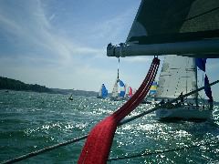 and Cowes is in sight, at about 4.00pm. Perfect day