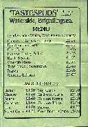 Taste spuds menu