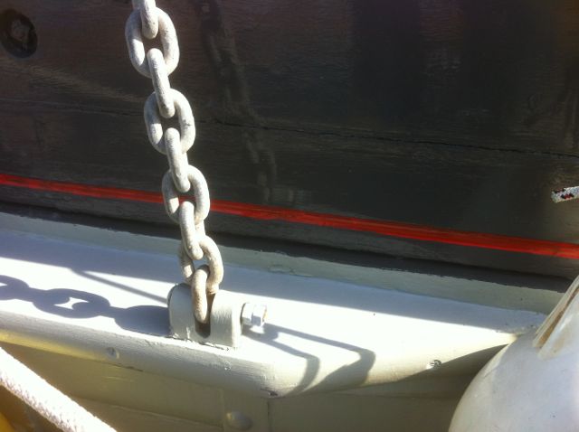 yachts and dinghies often wonder why the have things called chainplates - it's cos they used to be chains!