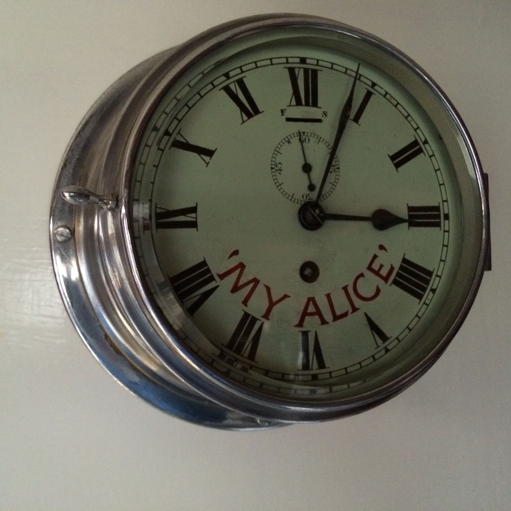 My Alice is 1907, so is her clock